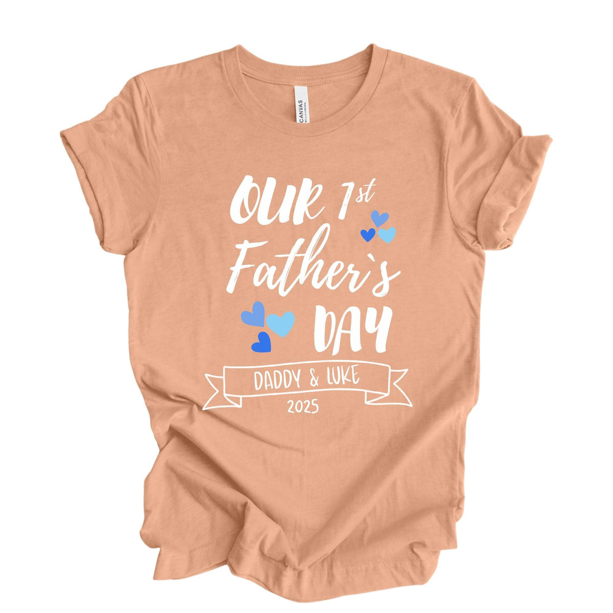 Personalized First Father's Day Matching Shirt & Bodysuit Set