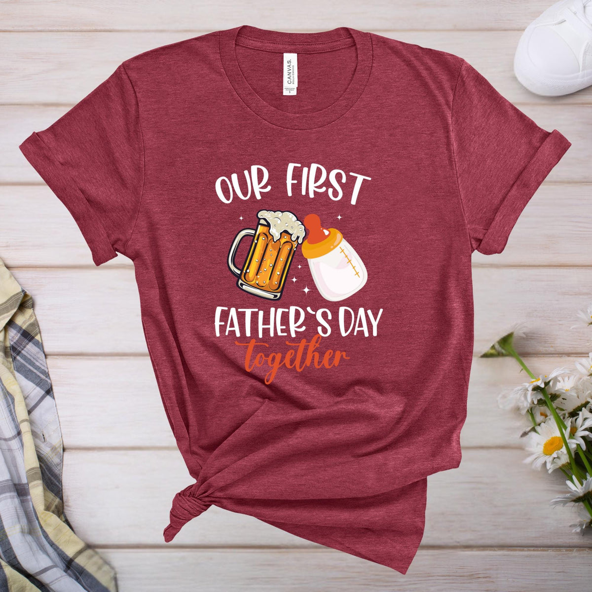 First Father's Day Baby Bodysuit: Daddy & Mini Matching Set