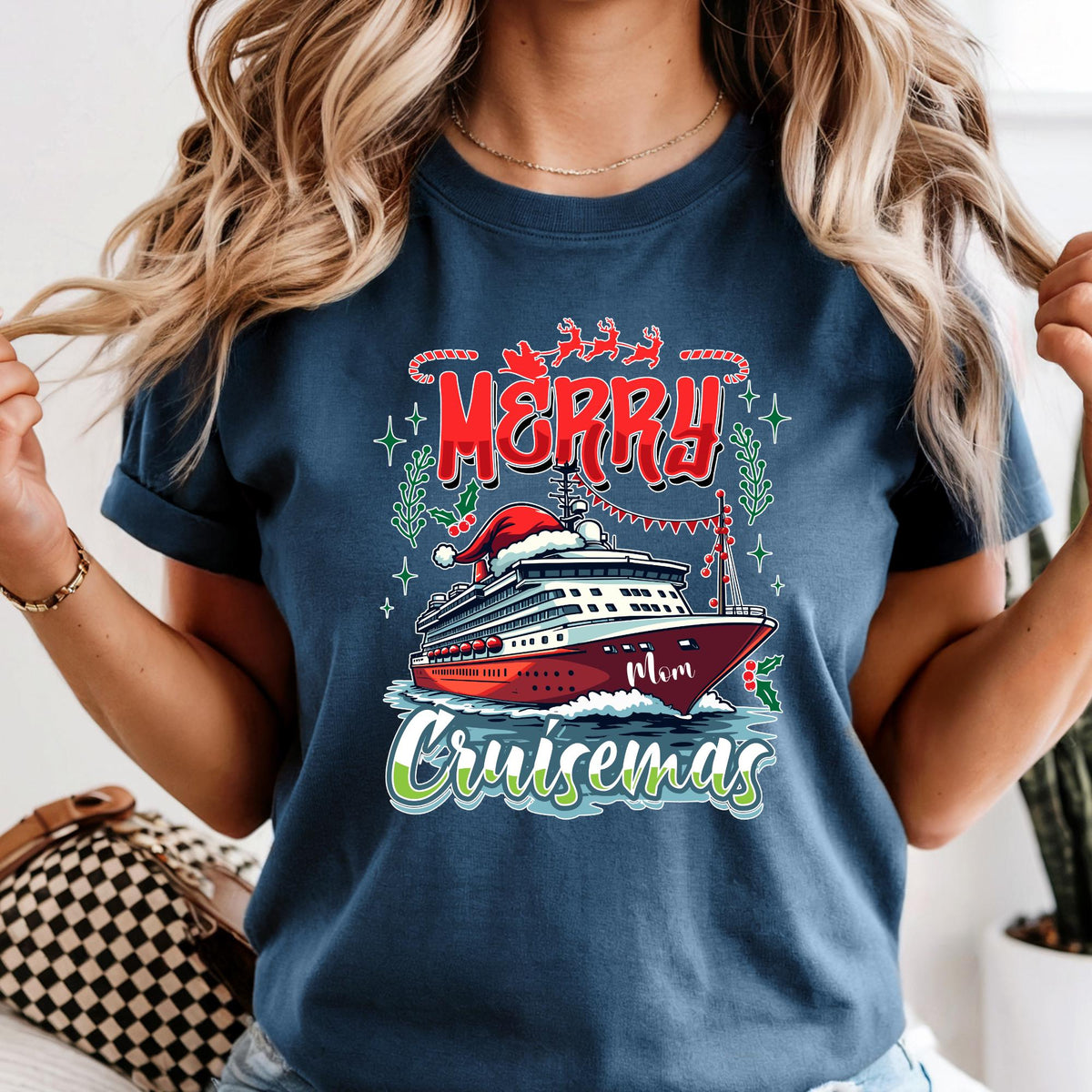 Comfort Colors® Merry Cruisemas Shirt Custom Family Vacation Tee