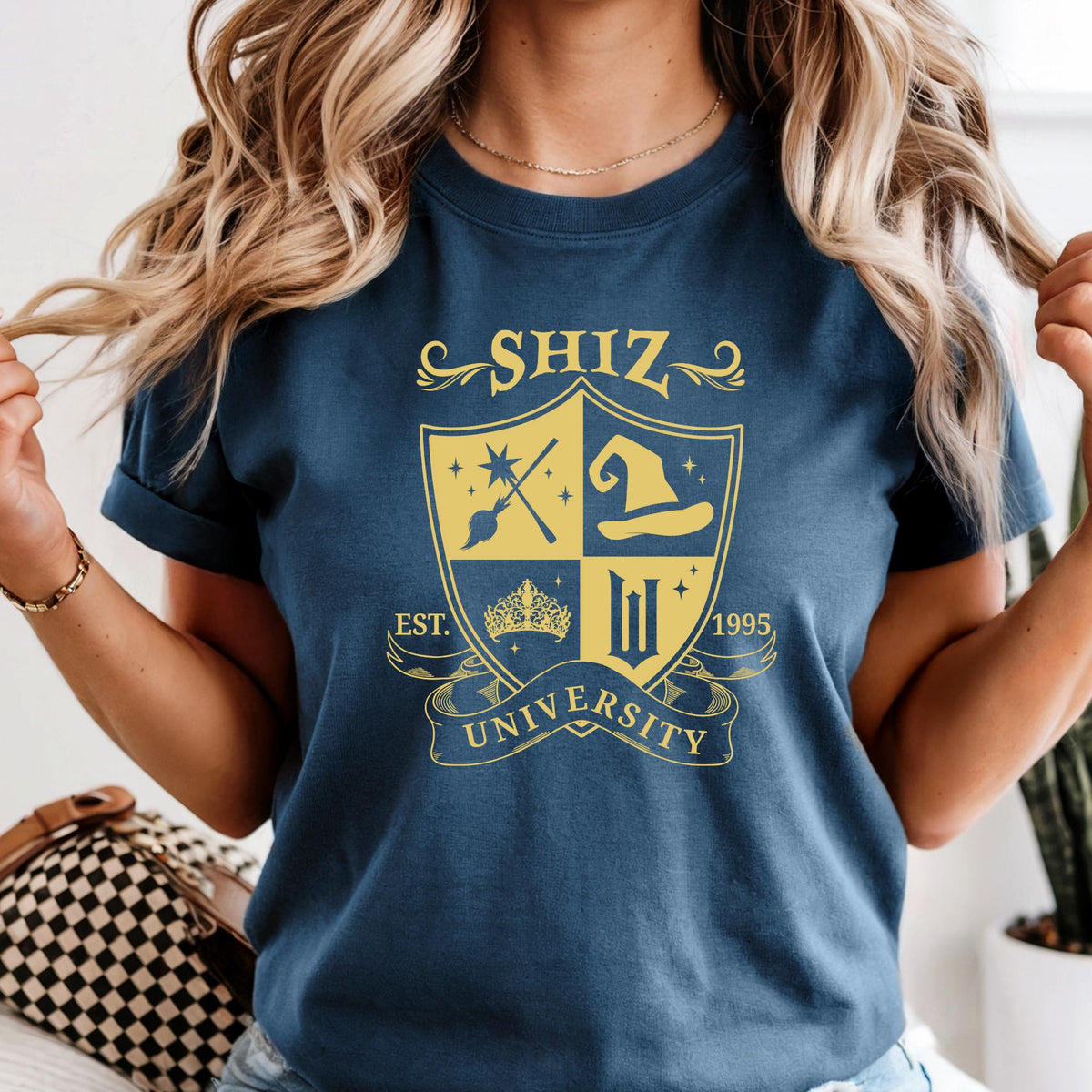 Comfort Colors® Shiz University Shirt, Defy Gravity Wizard Tee, Magic Wand Outfit