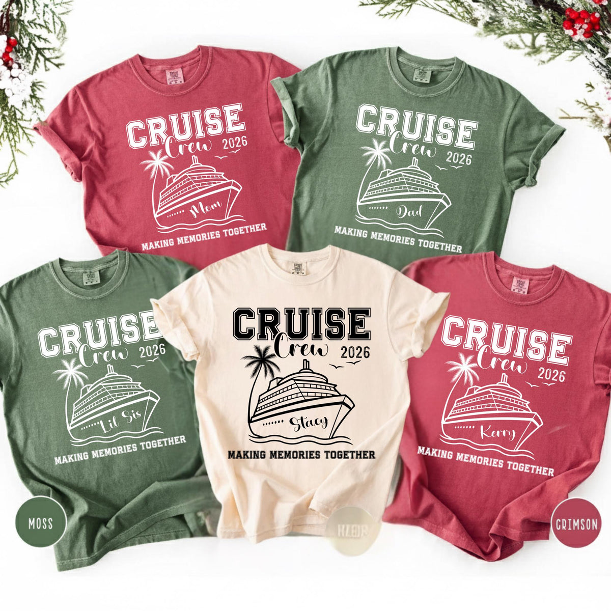 Cruise Crew Memories 2026 Vacation Comfort Colors® T-Shirt