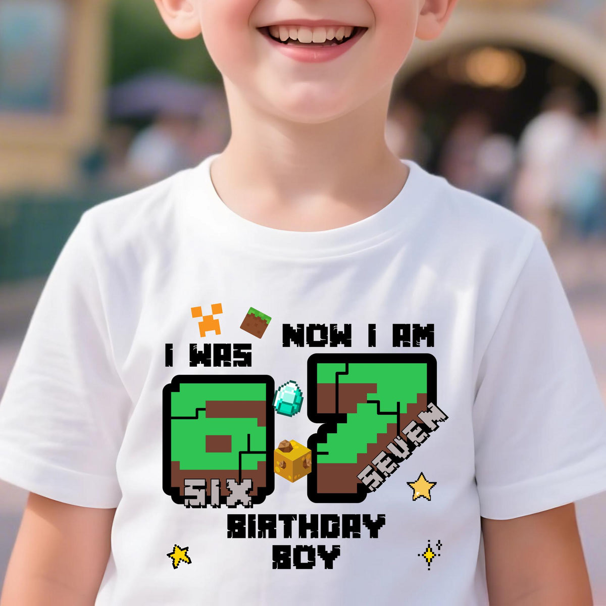 Custom Six Seven Gamer Kids Birthday Squad T-Shirt