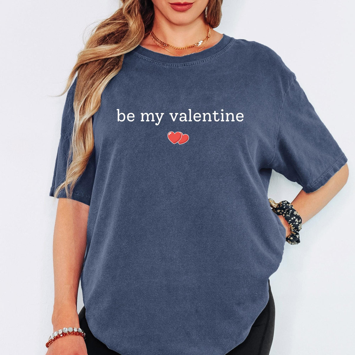 Comfort Colors® Be My Valentine Shirt, Cute Heart Valentine Tee, Timeless Love Design