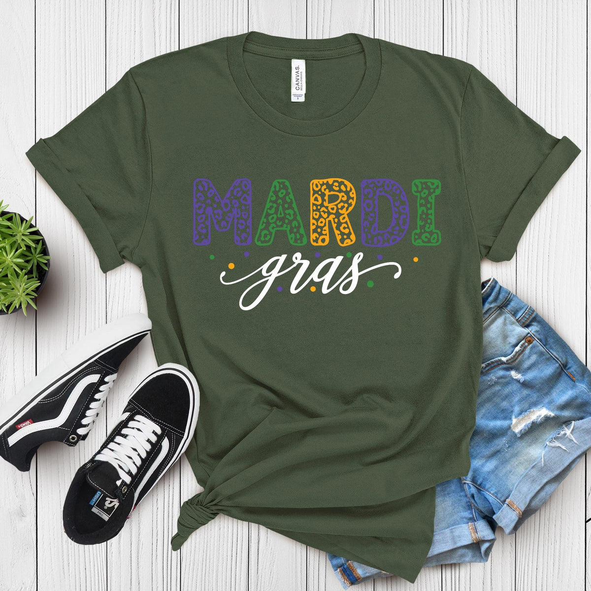 Mardi Gras Fat Tuesday Carnival Comfort Colors® T-Shirt