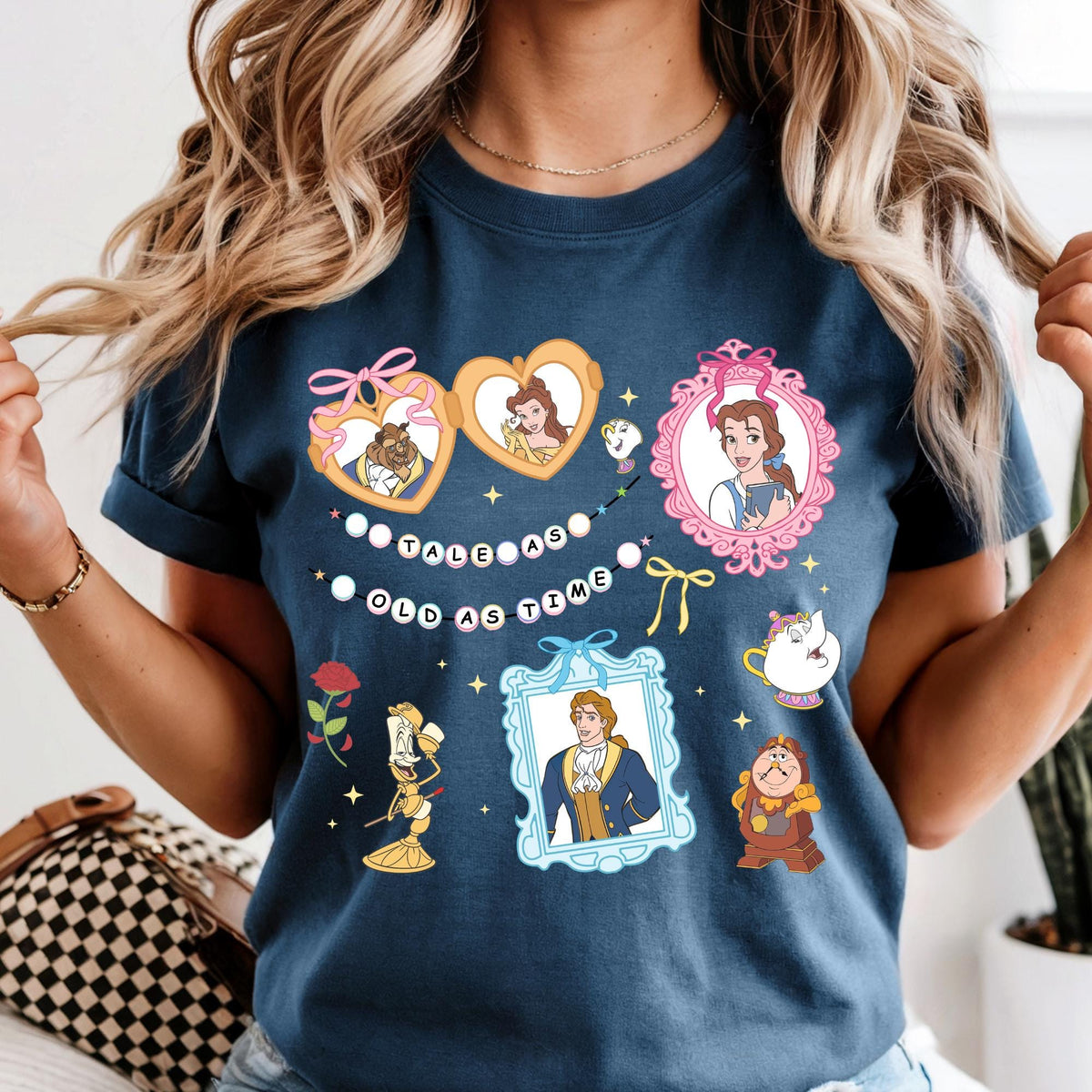 Coquette Bows Princess Shirt, Princess Belle Shirt,Comfort Colors Shirt,Princess Character Shirt,Princess Tee