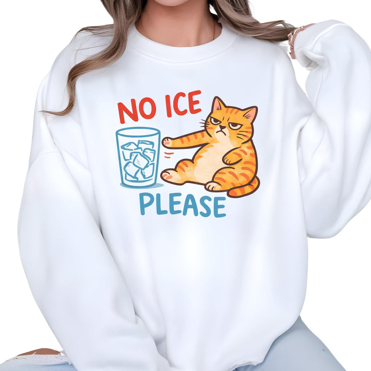 No ICE Please Cat Pro-Immigration Sweatshirt Hoodie