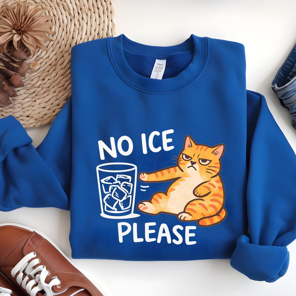 No ICE Please Cat Pro-Immigration Sweatshirt Hoodie