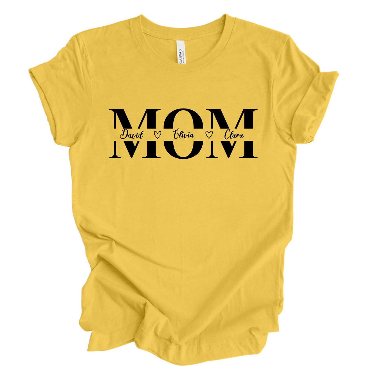 Personalized Mom Custom Children Names Mother’s Day T-Shirt