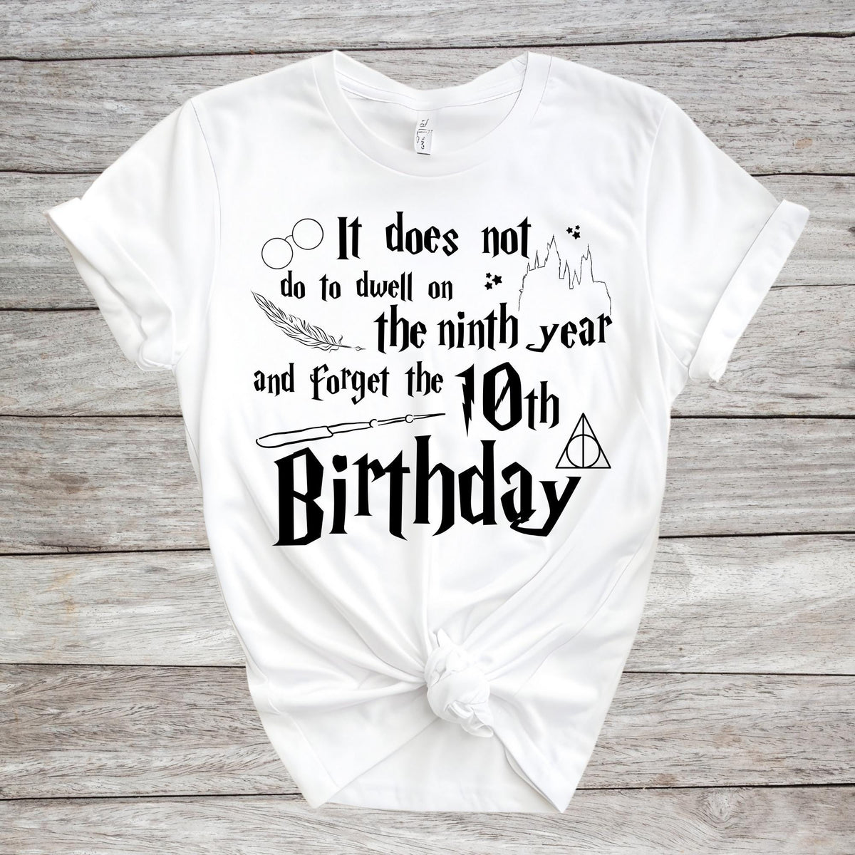 Wizard Birthday Magic Personalized Birthday T-Shirt