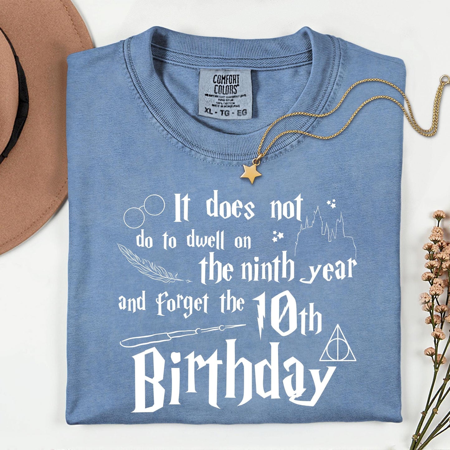 Custom Comfort Colors® Wizard Birthday Shirt: Personalized Bday Party Tee