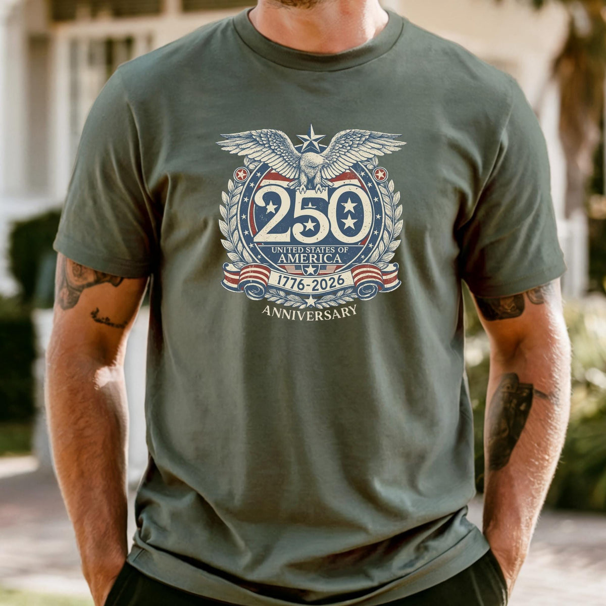 USA 250th Anniversary Retro 1776-2026 Comfort Colors® T-Shirt