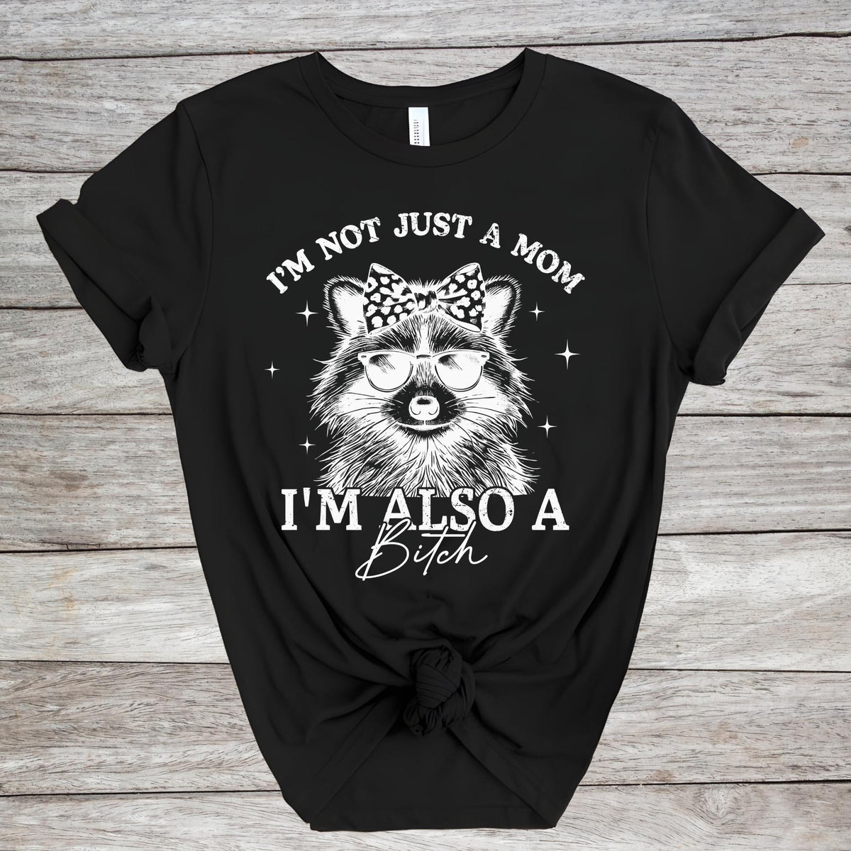 Not Just a Mom Funny Sarcastic Mom Life Vintage T-Shirt