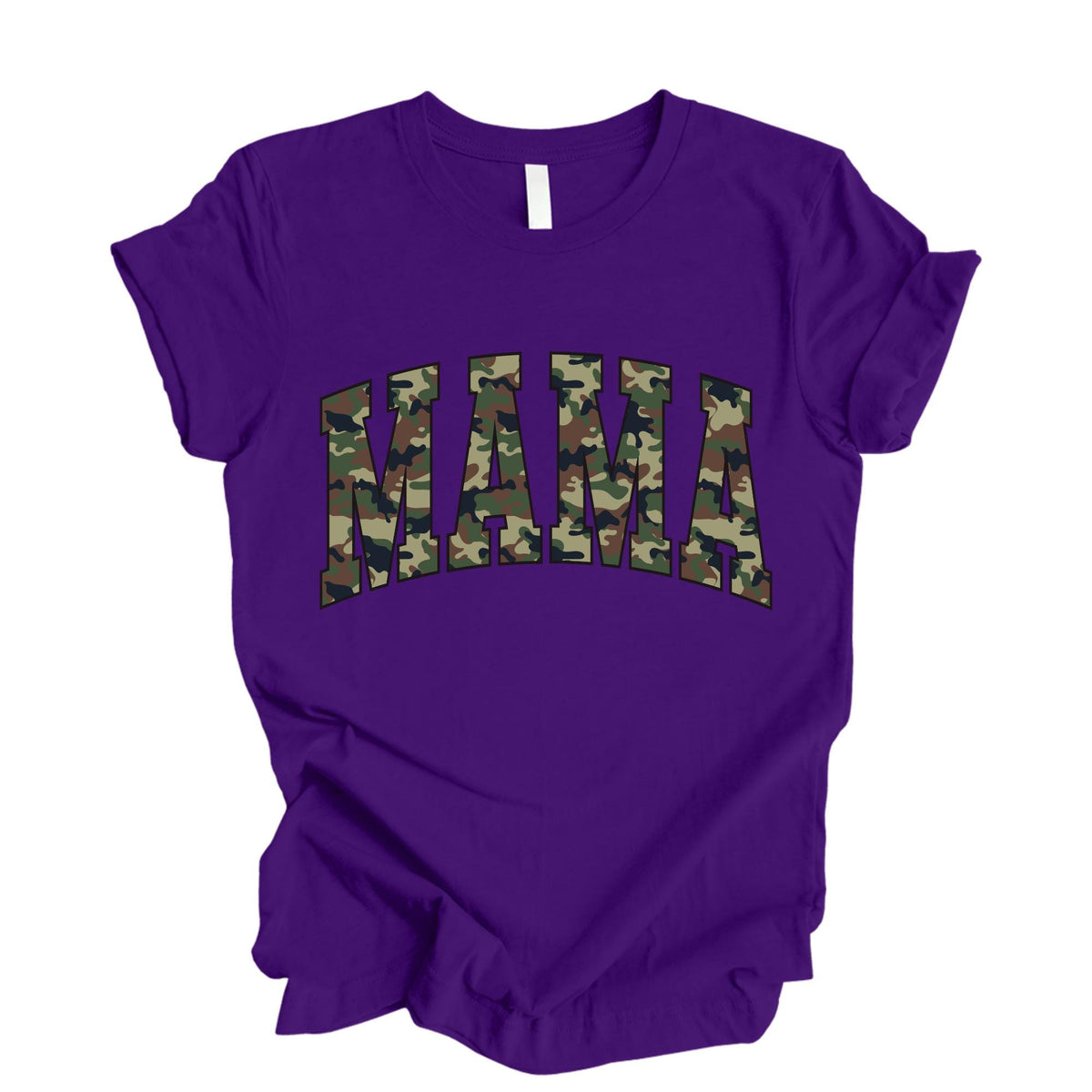 Camo Mama Varsity Mother’s Day Comfort Colors® T-Shirt