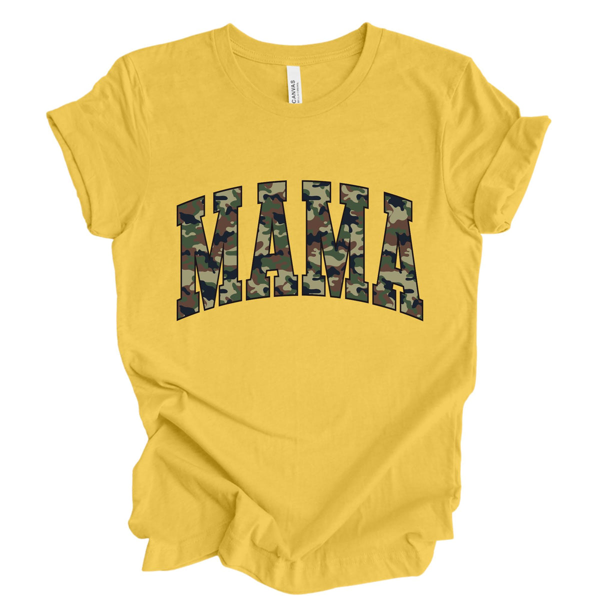 Camo Mama Varsity Mother’s Day Comfort Colors® T-Shirt