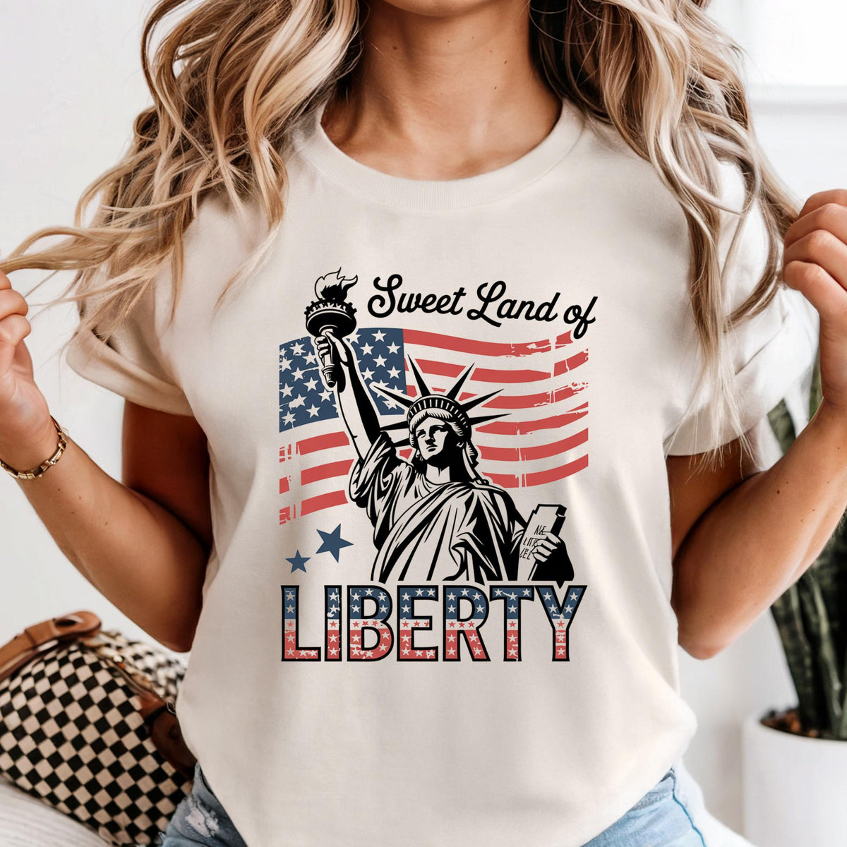 Sweet Land of Liberty Statue of Liberty Comfort Colors® T-Shirt