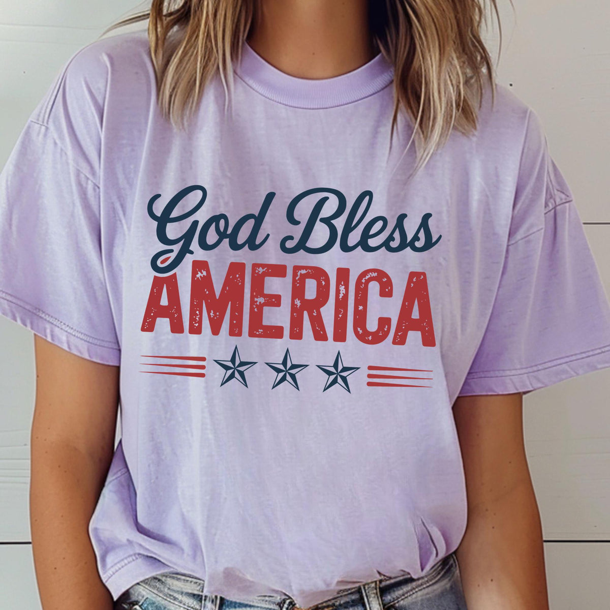 God Bless America Christian Comfort Colors® T-Shirt