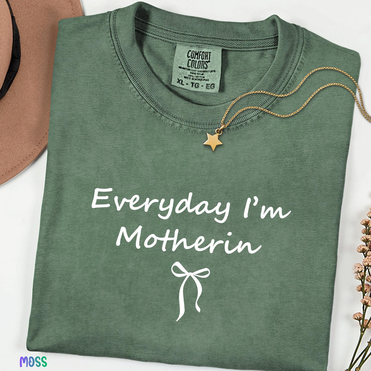 Everyday I'm Motherin Comfort Colors® Shirt, Funny Mom Life Tee, Trendy Mama Shirt, Motherhood Shirt, Cool Mom Gift, Mom Humor Tee