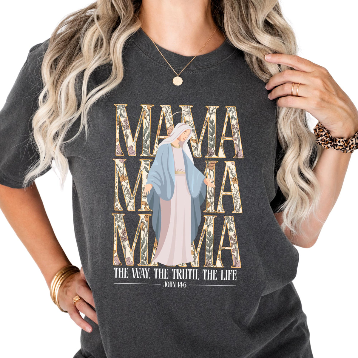 Religious Mama Shirt Comfort Colors® Christian Mom Shirt, Mothers Day Gift, Bible Verse Tee, Faith Based Mama Shirt, Gift for Christian Mom