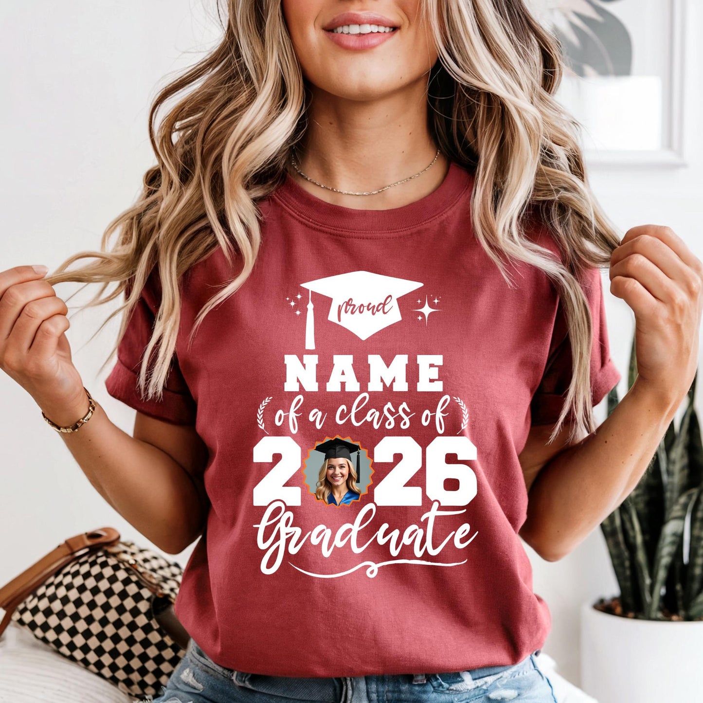 Comfort Colors® Custom Proud Family of a Graduate Shirt, Class of 2026 Shirt, Matching Graduation Family Tee, Senior 2026 Shirt