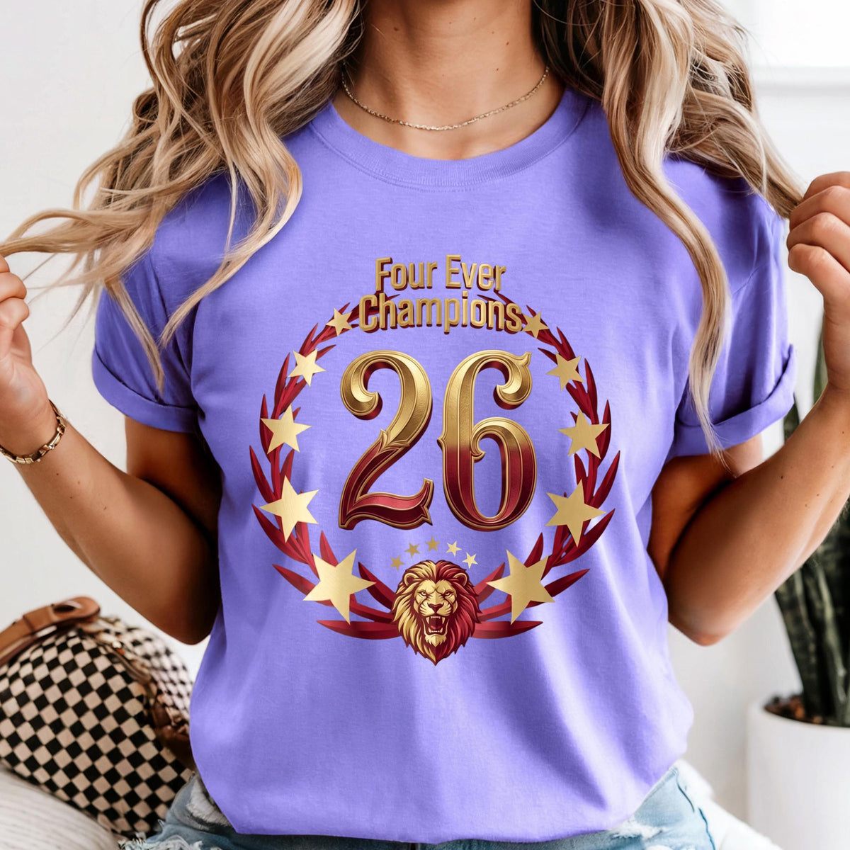 Four Ever Champions Shirt, 26th Champion Tshirt, Turkiye Victory Tee, 2026 Championship Yellow Red Celebration Shirt