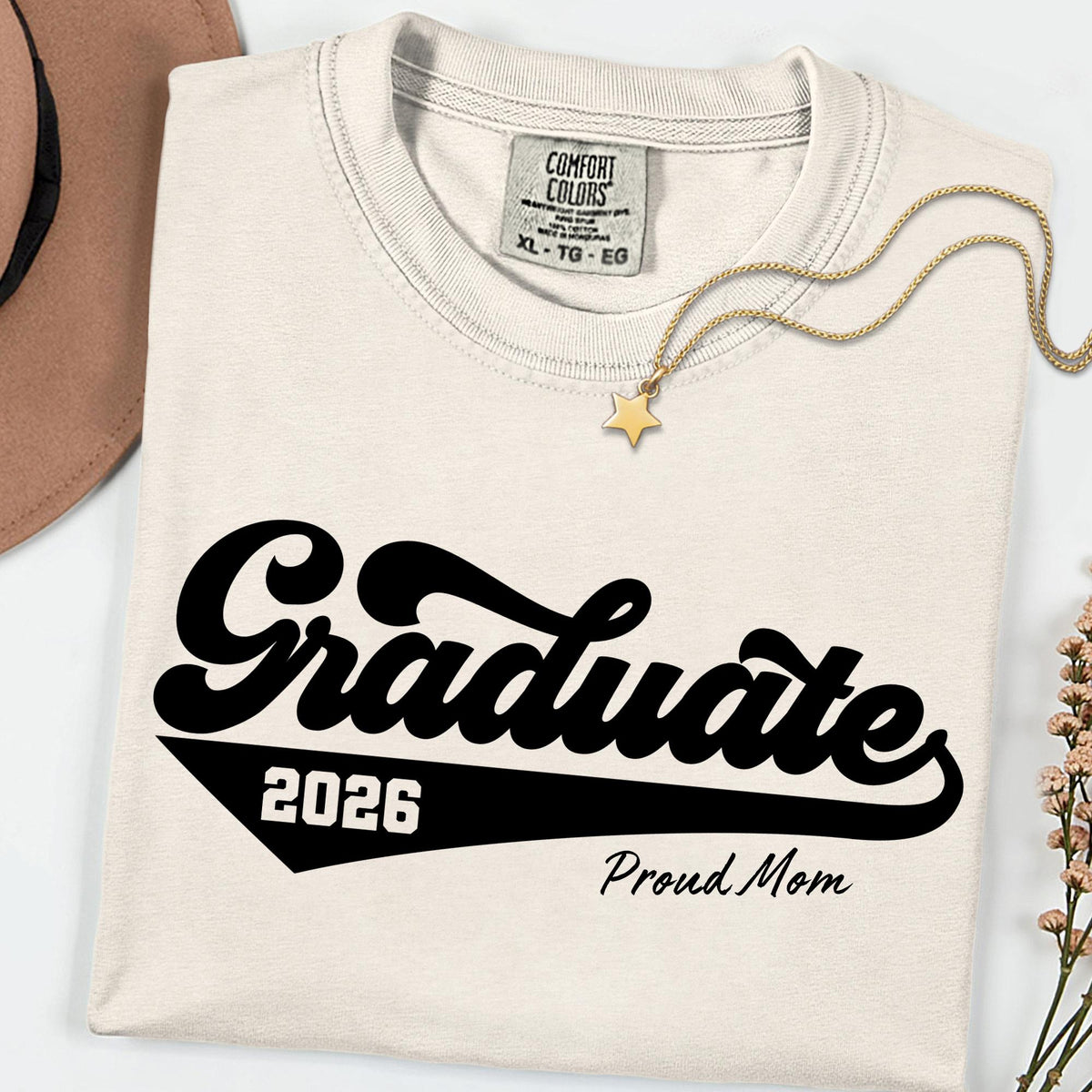 Comfort Colors® Custom Graduate 2026 Shirt Gift For Proud Mom | Dad