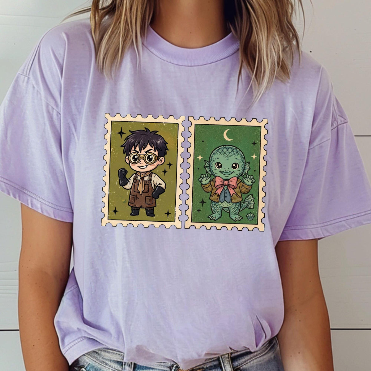 Custom Comfort Colors® Halloween Stamps Shirt, Vintage Dark Universe Shirt, Retro Epic Spooky Season Tshirt Gifts
