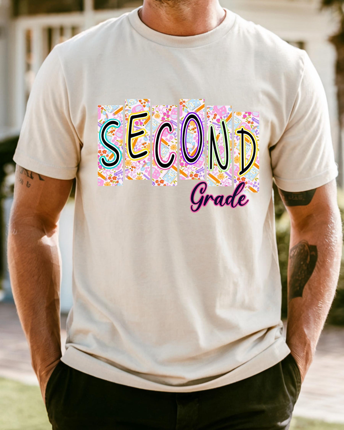Custom Comfort Colors® Fourth Grade Level Teacher Shirt, Back To School Tshirt, Kinder Garten 5th Grade Tee