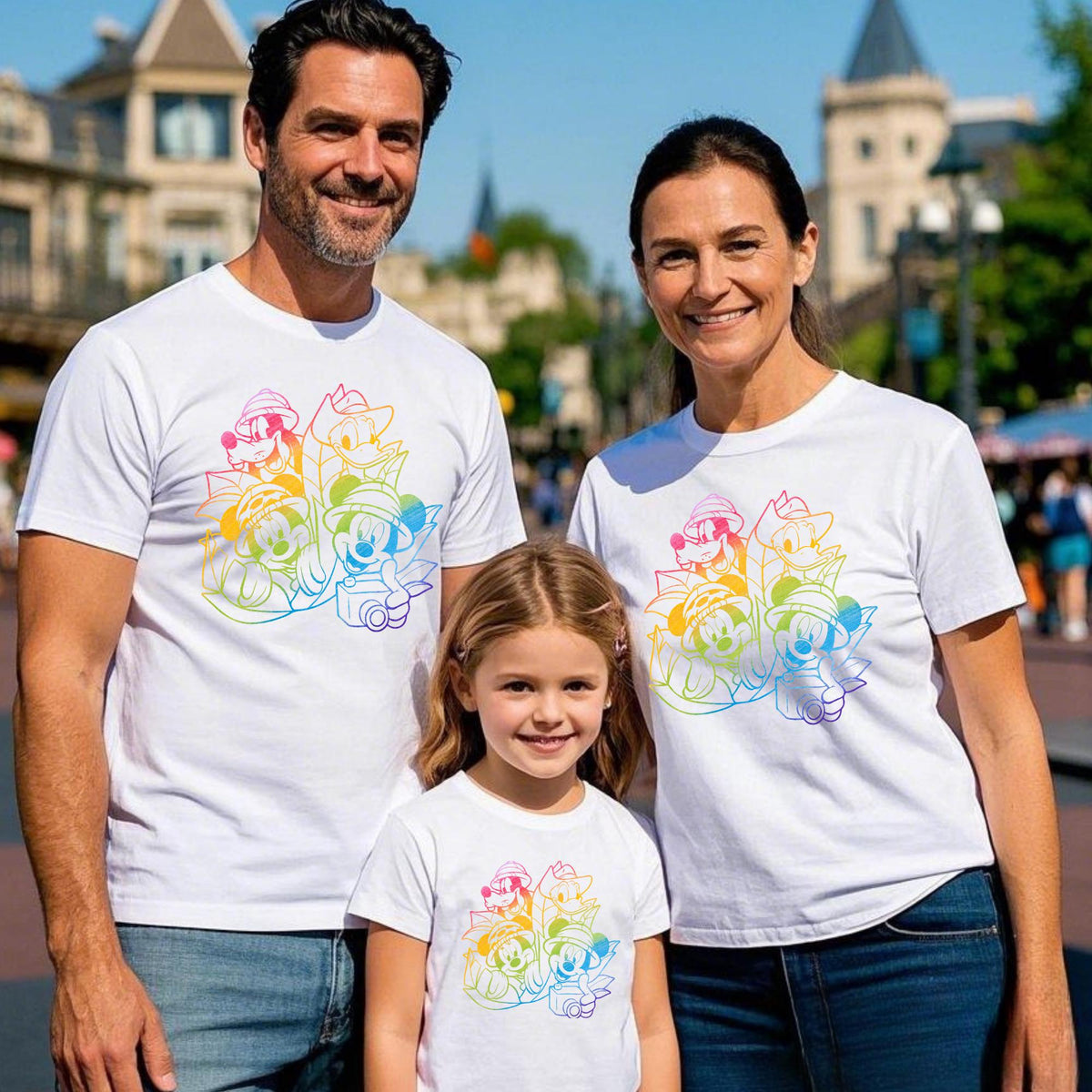 Animal Kingdom Shirt, Colorful Disney Characters T-shirt, Animal Kingdom Family Tee, Cute Holiday Shirt, Trip Gift