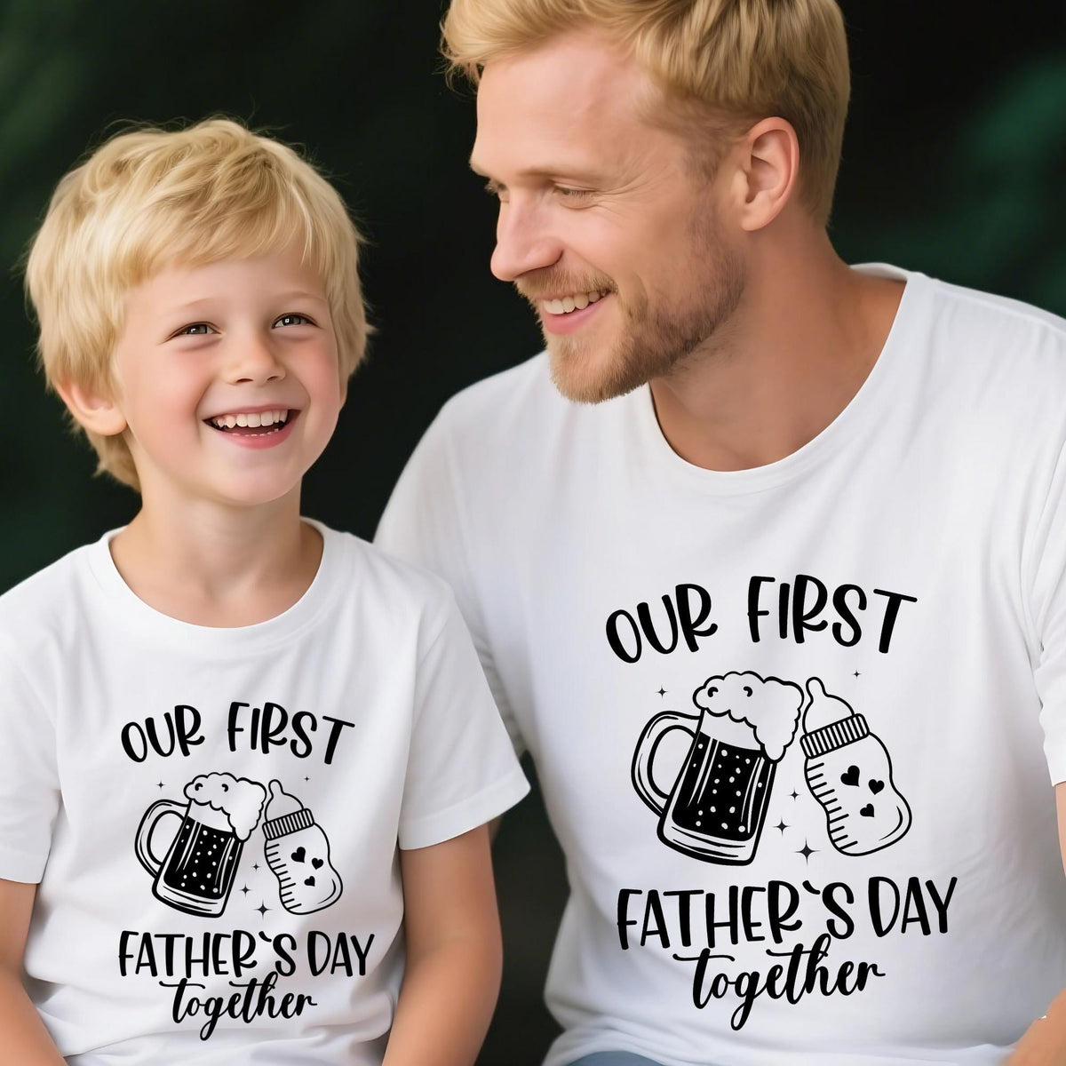 Our First Father's Day Together Shirt, Father's Day T-shirt, Our First Father's Day Together Gift, New Father Gift, Father's Day Baby Gift