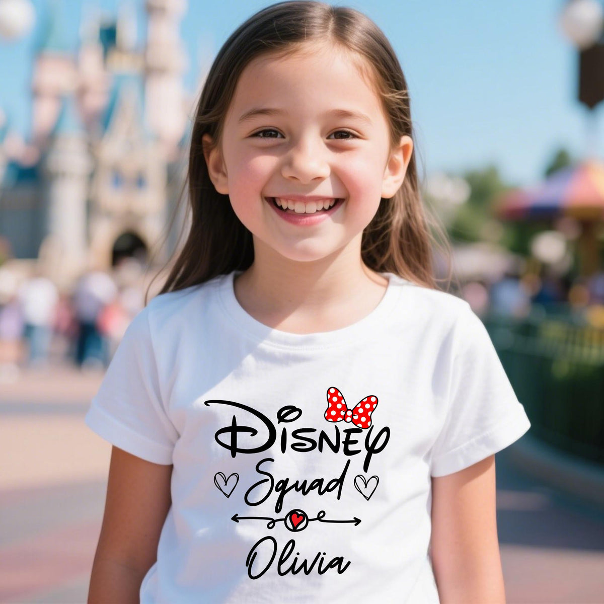 Custom Disney Squad Shirt Family Trip T-shirt Matching Magic Trip Tee Mickey & Minnie Shirt Vacation Gift