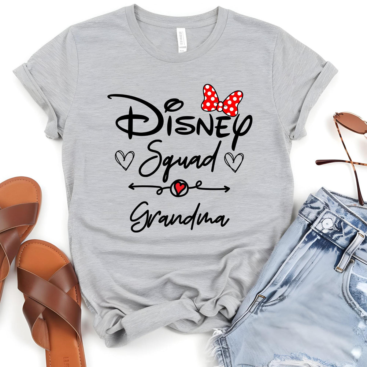 Custom Disney Squad Shirt Family Trip T-shirt Matching Magic Trip Tee Mickey & Minnie Shirt Vacation Gift