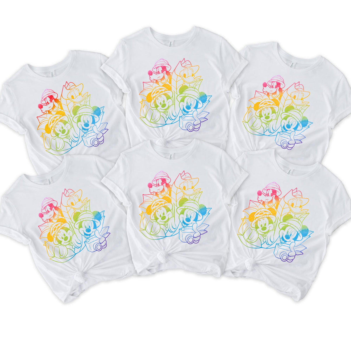 Animal Kingdom Shirt, Colorful Disney Characters T-shirt, Animal Kingdom Family Tee, Cute Holiday Shirt, Trip Gift