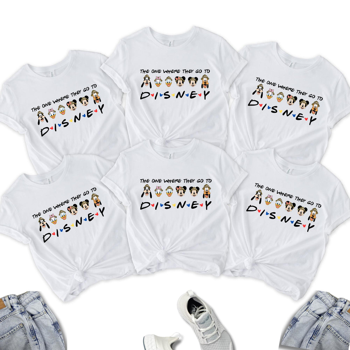 Mickey and Friends Disneyworld T-Shirt: Matching Family Tee