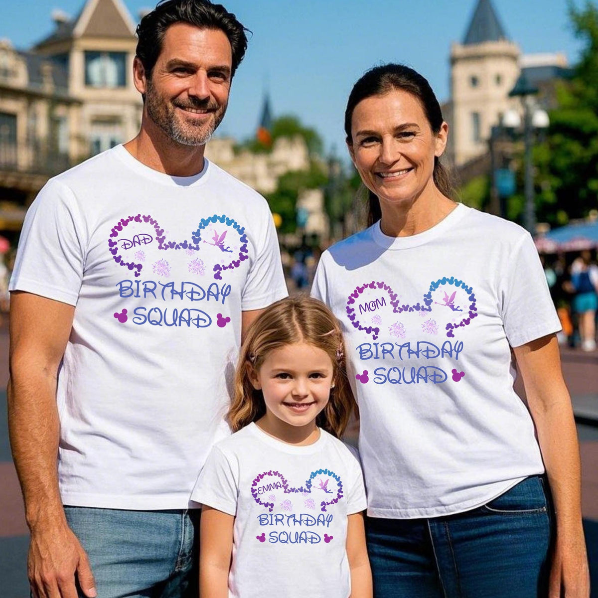 Custom Disney Family Birthday Squad Shirt, Disney Birthday Girl Shirt, Disney Birthday Boy Shirt, Disney Trip Shirt, Mickey Minnie Shirt