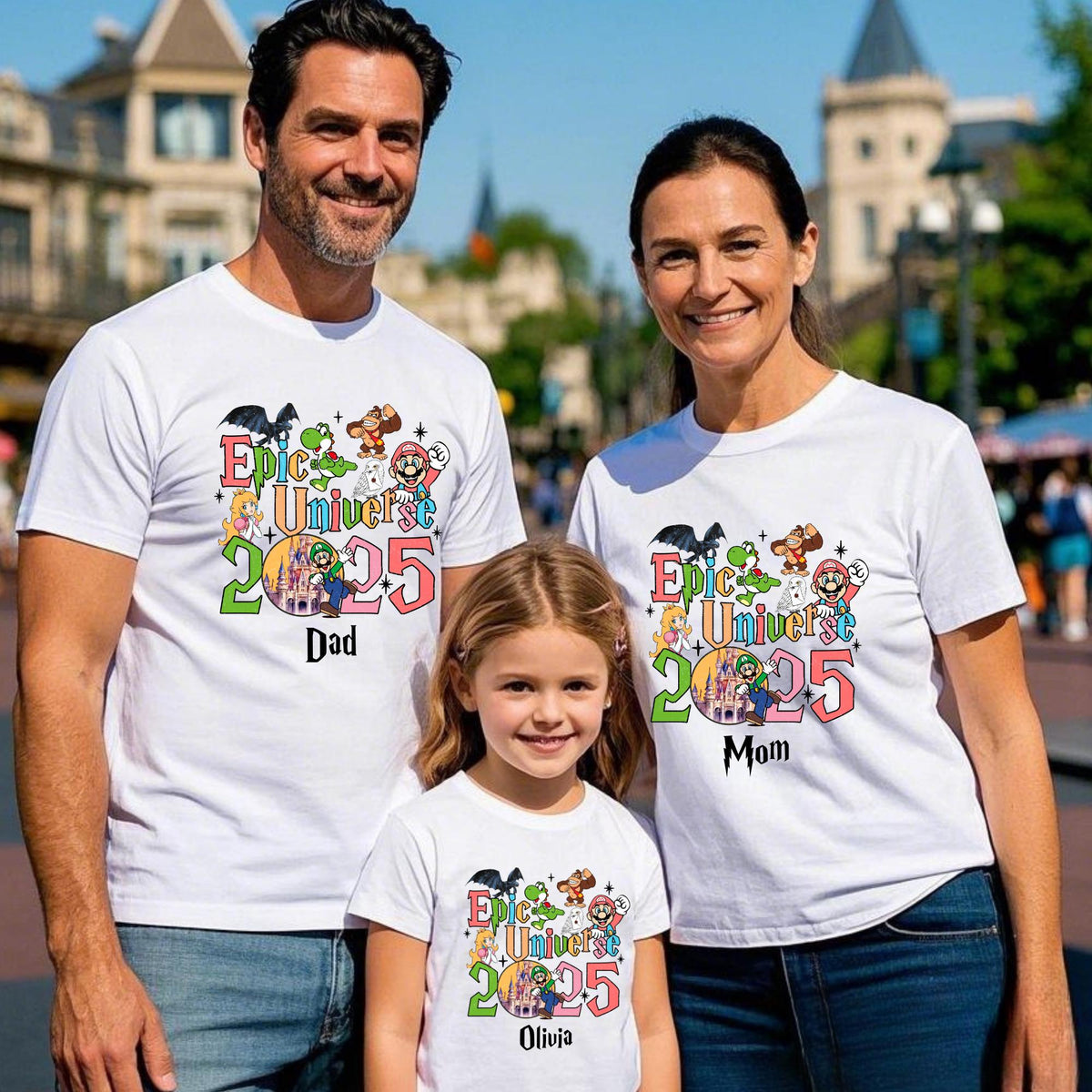 Personalized Epic Universe Family Shirts: Custom Matching Vacation Tees