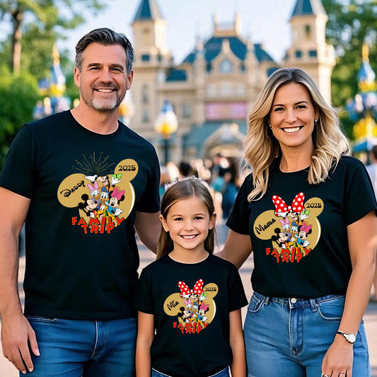 Custom Disney Trip Shirts, Disney Family Matching Shirts, Disneyworld Shirts, Disney Vacation T-shirt, Disney Couple Shirt,  Disney Trip Tee