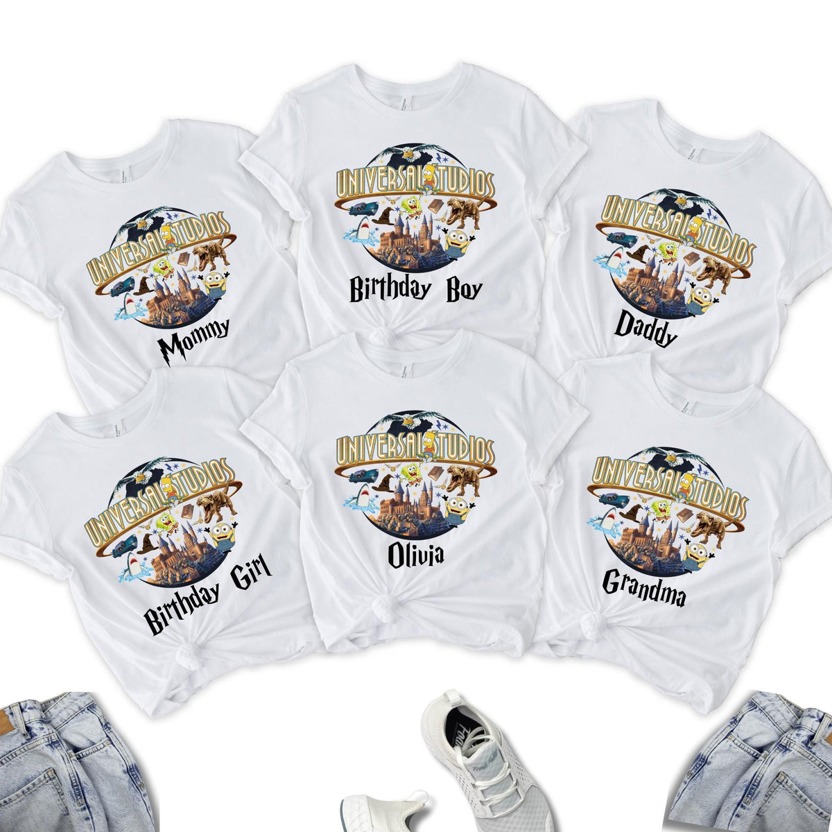 Universal Studios Family Matching 2025 Shirt, Custom Universal Family Vacation Shirts, Personalized Universal Studios Tee, Disney Trip Shirt