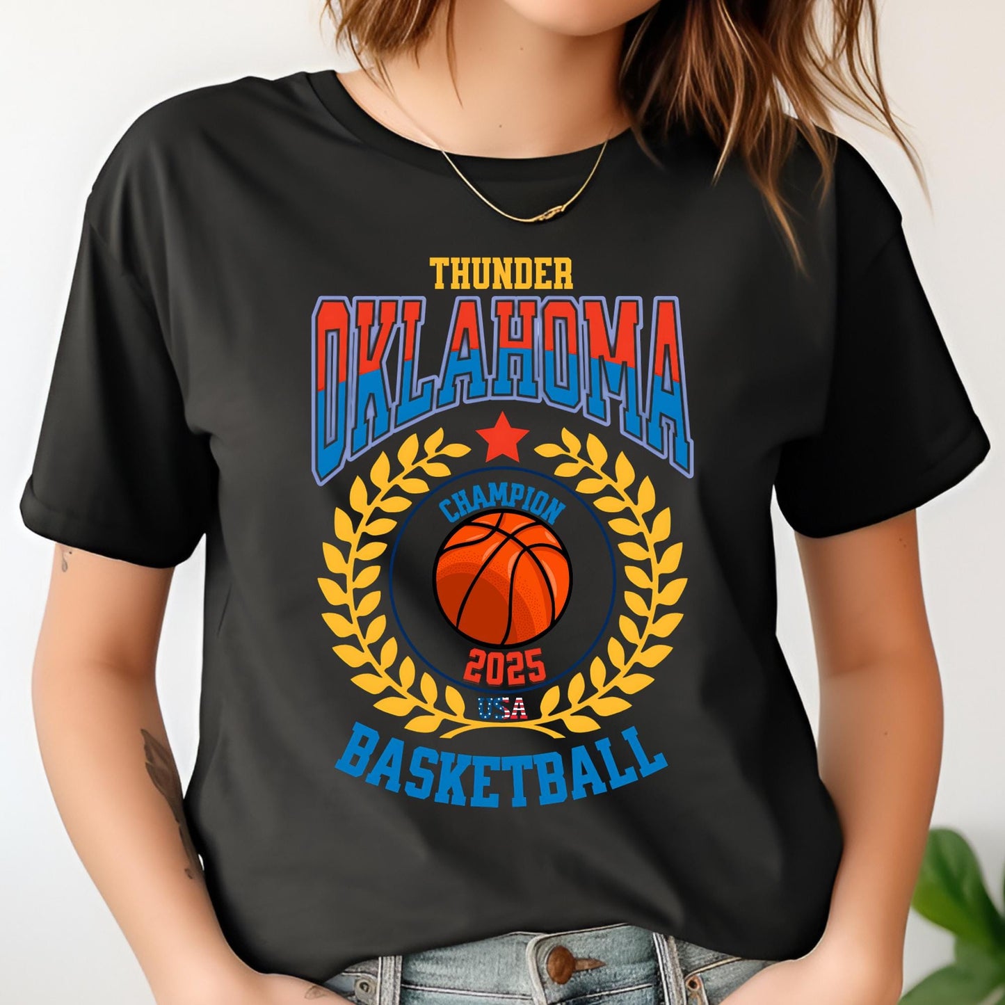 Vintage Oklahoma Basketball T-Shirt: Retro Thunder Fan Gear