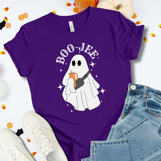 Boo Jee Ghost T-Shirt: Spooky Season Halloween Tee