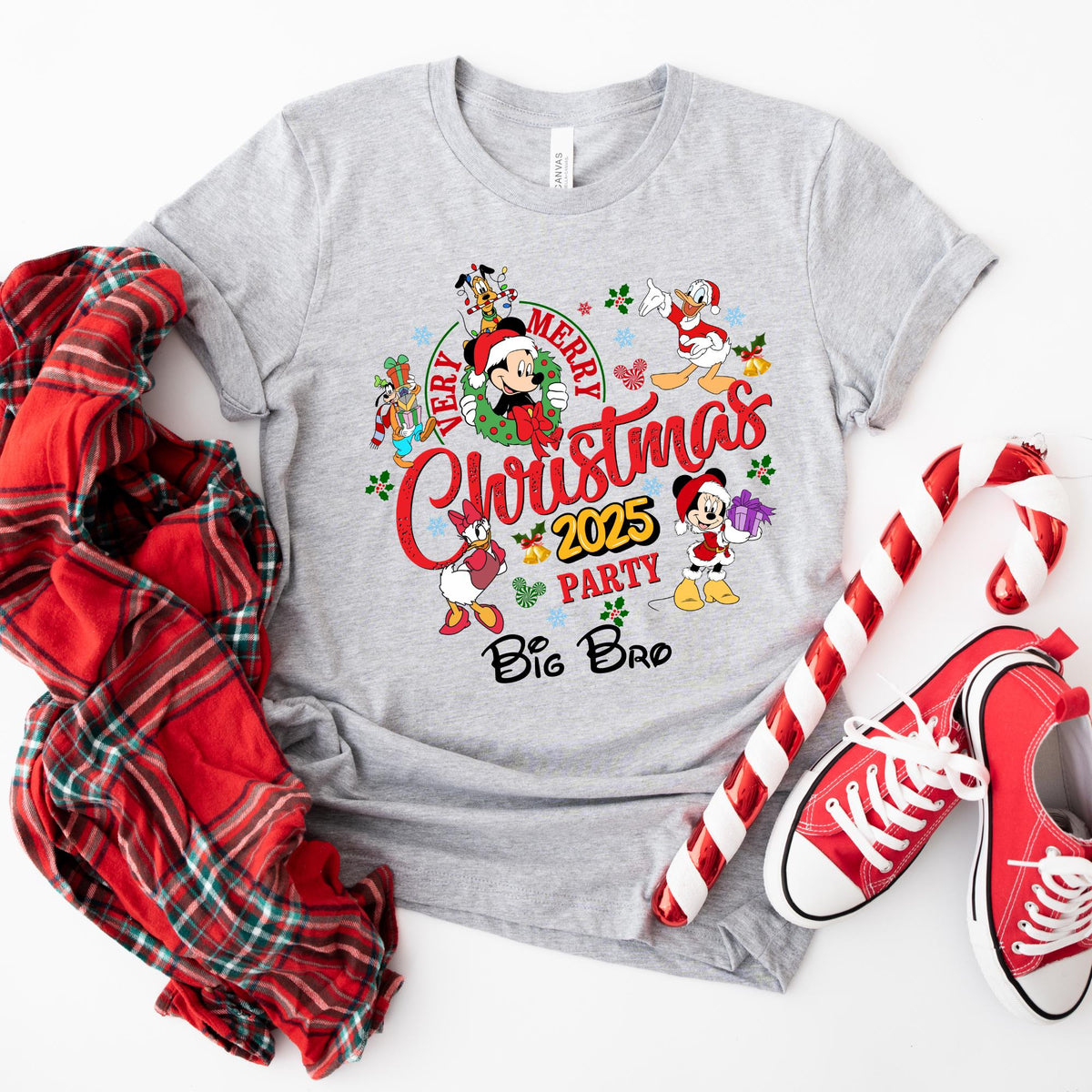 Very Merry Christmas Disney Shirt, Christmas Gift, Family Matching 2025 Shirt, Xmas Party Shirt, Custom Christmas 2025 Shirt