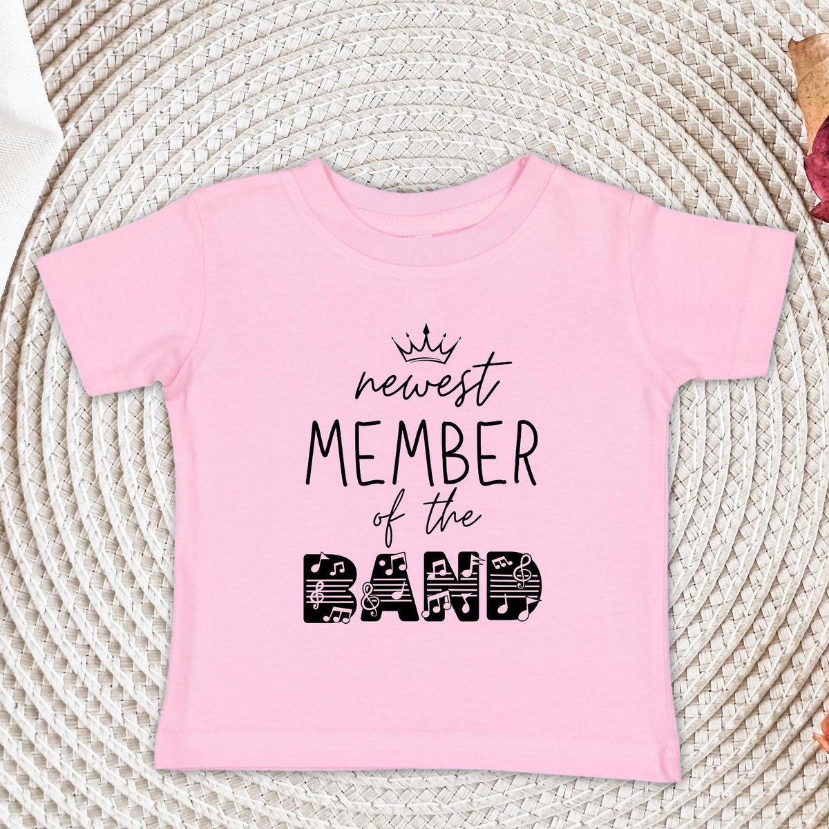 Newest Member of The Band Shirt and Onesie®, Baby Shower Gift, Music Lover Baby Shower Shirt, Baby Announcement Bodysuit