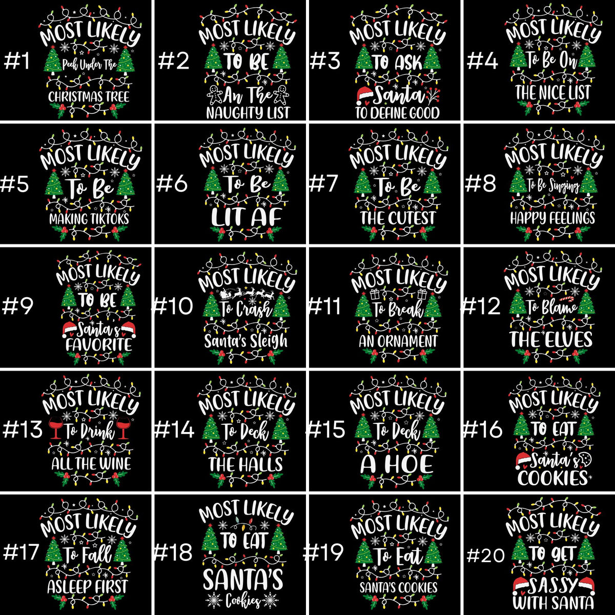 Most Likely to Christmas Shirt, Family Matching Christmas Gifts, Christmas Shirt, Funny Christmas Shirt, Family Pajamas