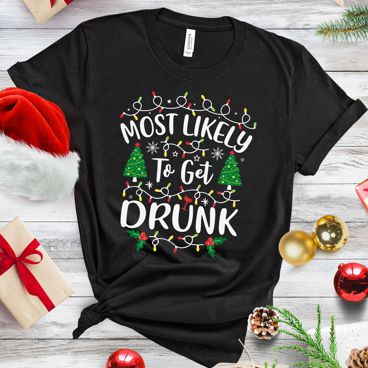 Most Likely to Christmas Shirt, Family Matching Christmas Gifts, Christmas Shirt, Funny Christmas Shirt, Family Pajamas