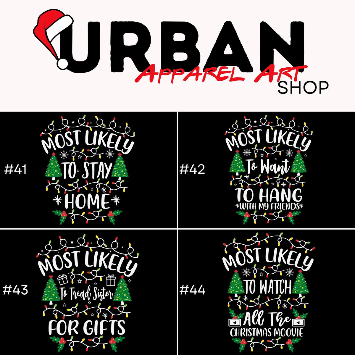 Most Likely to Christmas Shirt, Family Matching Christmas Gifts, Christmas Shirt, Funny Christmas Shirt, Family Pajamas