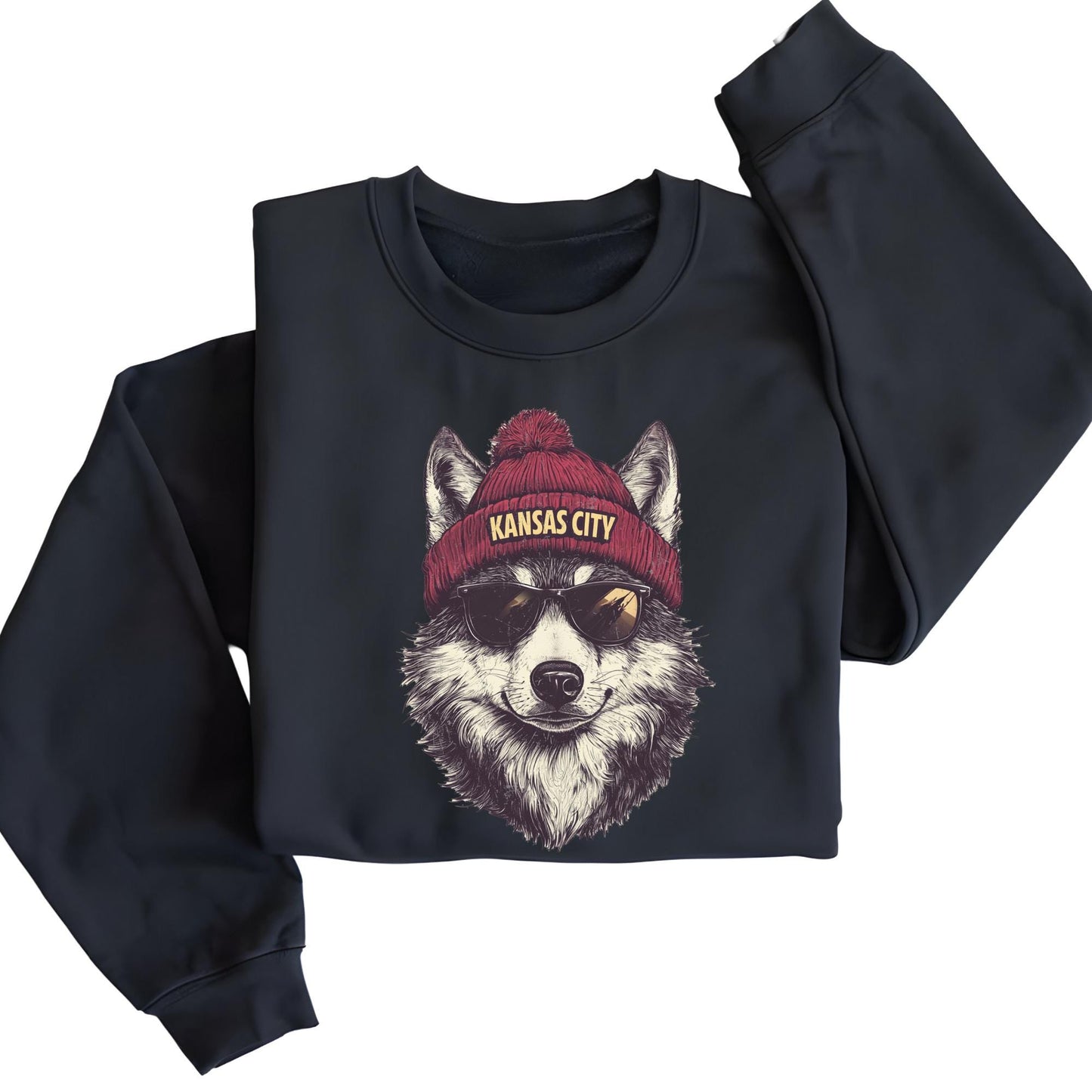 Kansas City Football Vintage Sweatshirt, Kansas City Mascot Hoodie, Gameday Sweatshirt, Kansas City Fan Gifts