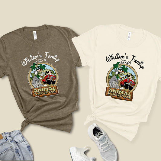Disney Animal Kingdom Shirts, Custom Animal Kingdom Family Matching Shirt, Animal Kingdom Family Shirts, Animal Kingdom Matching Shirts