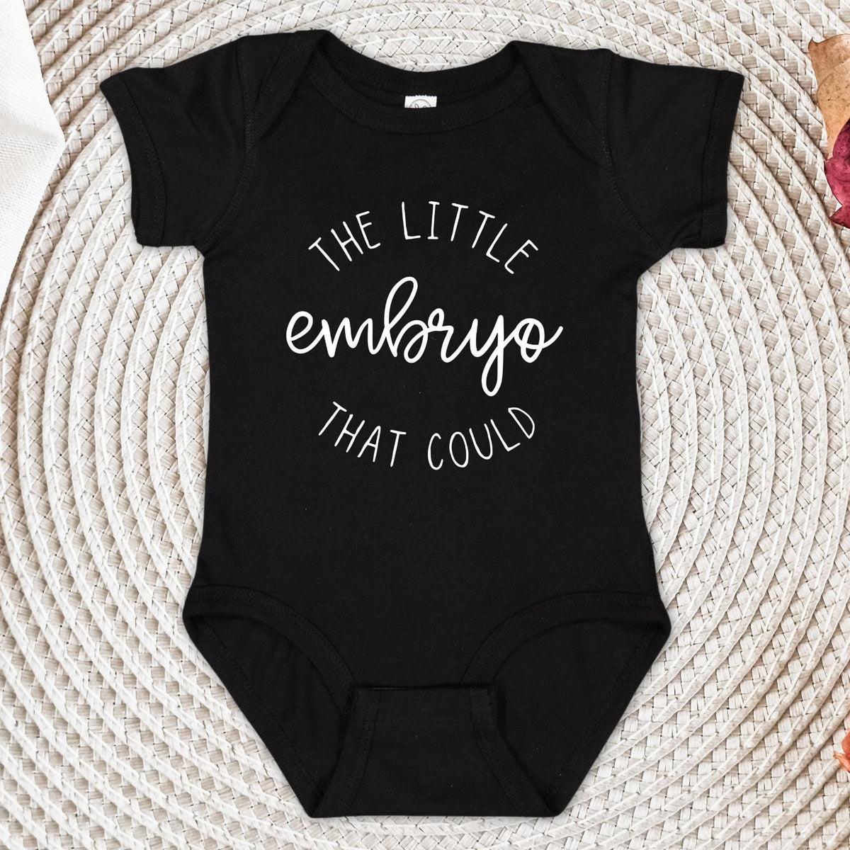 The Little Embryo That Could Baby Bodysuit - IVF Baby Onesie® - Minimalist Bodysuit - Natural In Vitro Onesie®