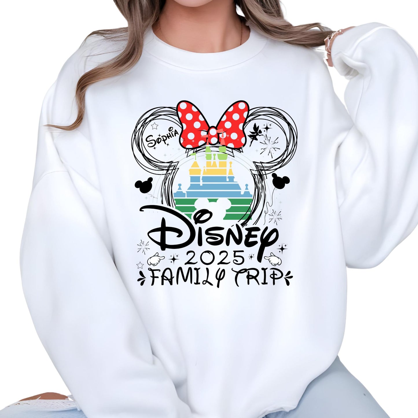 Disney Sweatshirt: Custom Vacation Sweatshirt, Minnie and Mickey Shirt, Hoodie, Sweat