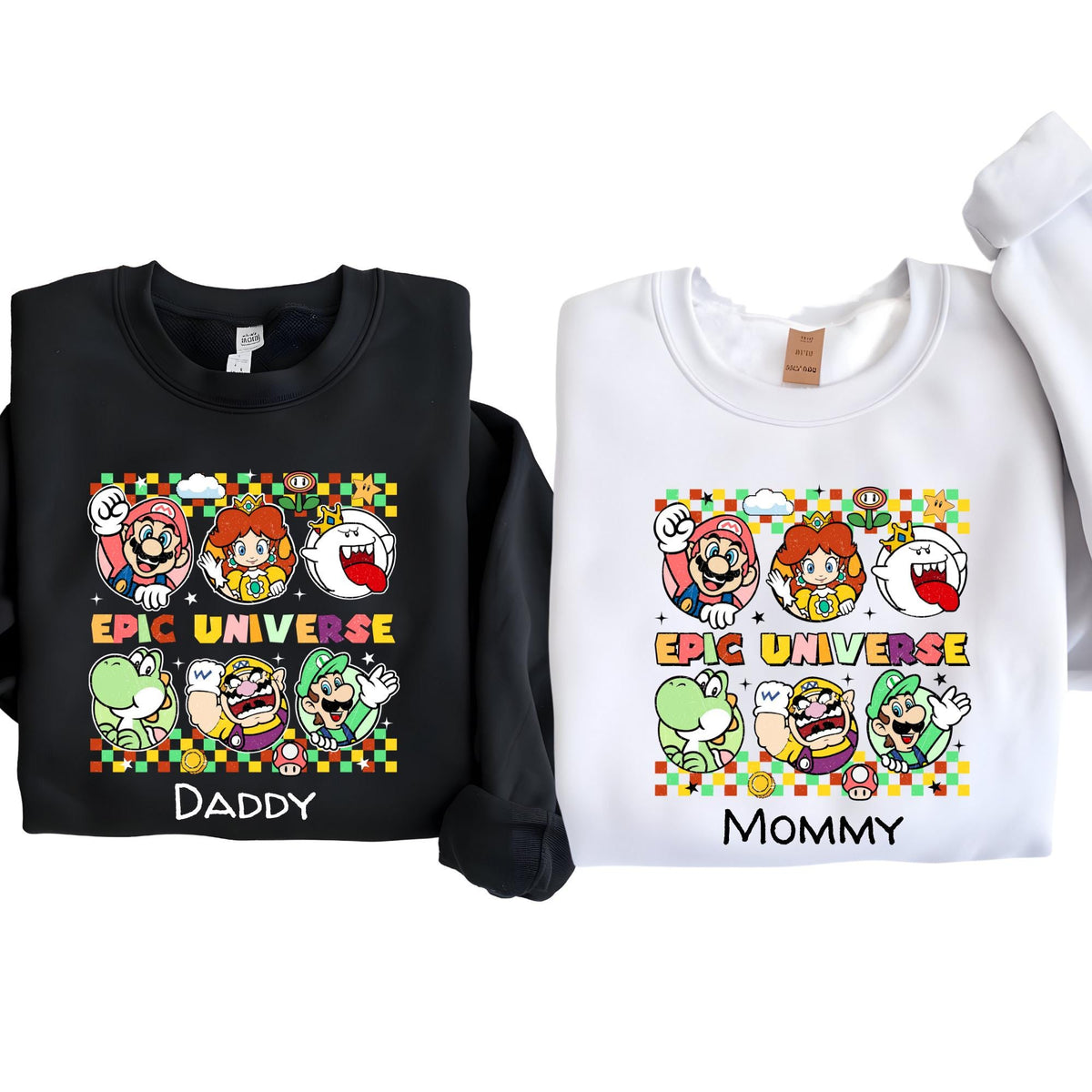 Custom Epic Universe Sweatshirt: Mario Birthday Shirt, Family Vacation Sweat, Birthday Gift