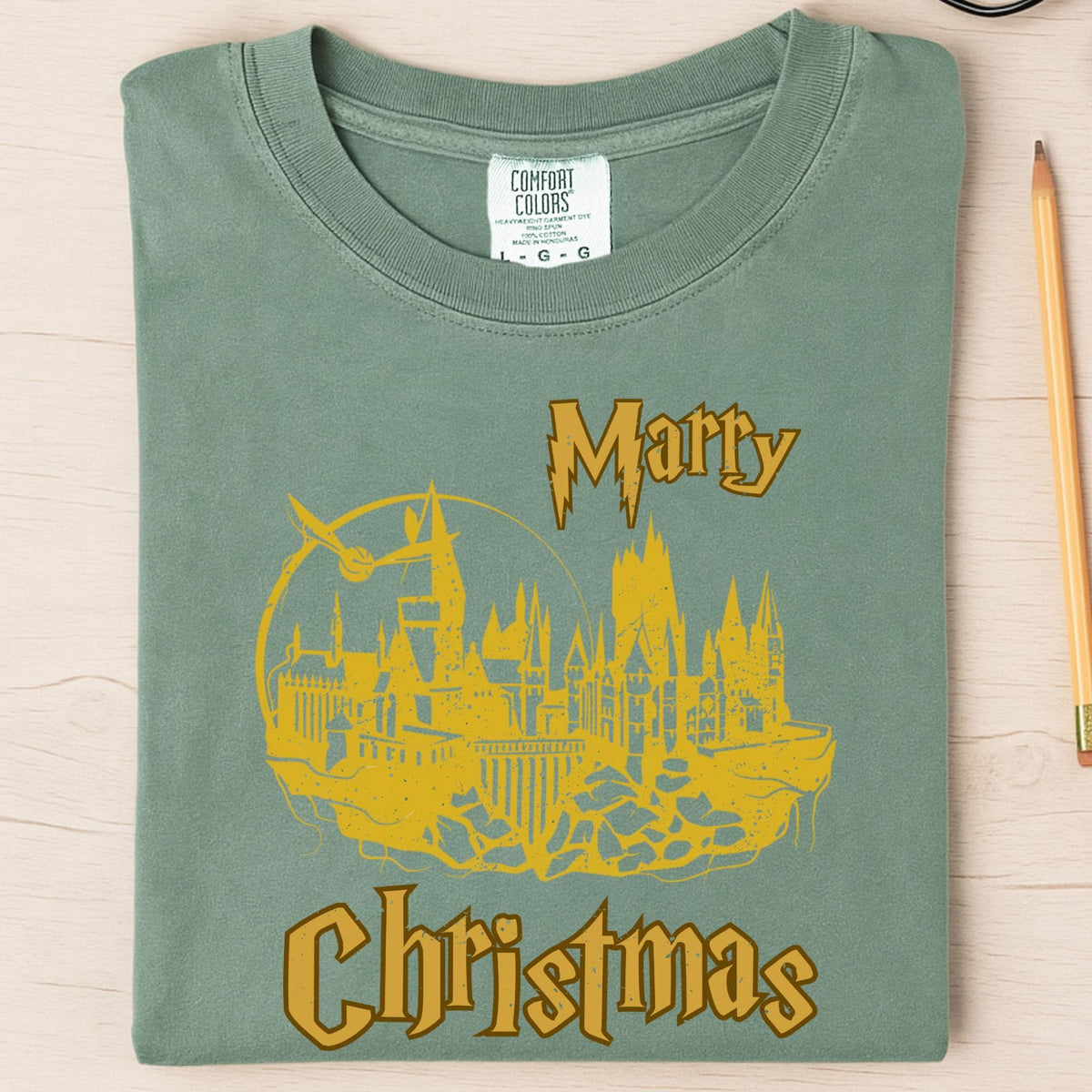 Comfort Colors Wizard Castle Shirt, Wizard School Shirt, Magical Castle Shirt, Wizard Castle Shirt, Magic Shirt, Magic Lover T-Shirt